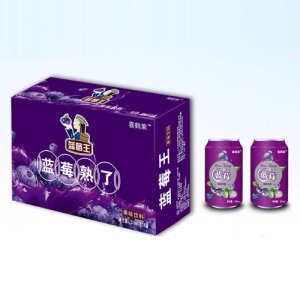 彪马喜鹤莱蓝莓果味饮料320ml×24罐