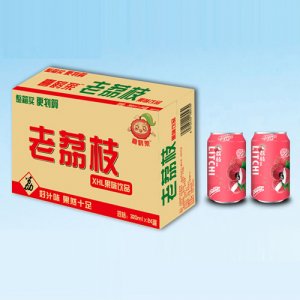 彪马喜鹤莱老荔枝果味饮料320ml×24罐