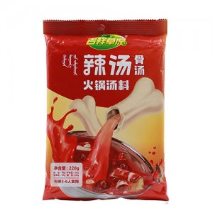 吉祥草原火锅汤料220g[辣汤]