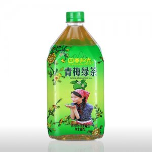 四季阳光1L青梅绿茶