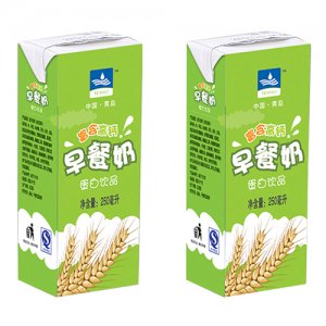 天惠早餐奶内盒