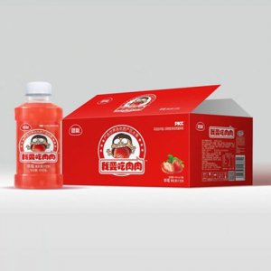 团友草莓果粒果汁饮料400mlX15