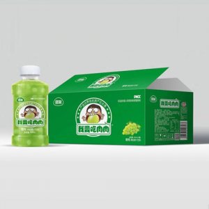 团友葡萄果粒果汁饮料400mlX15