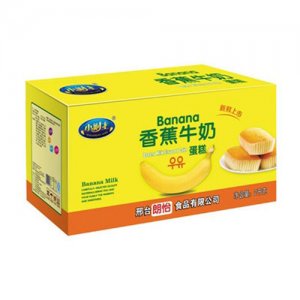 小财主香蕉牛奶蛋糕2千克（箱）