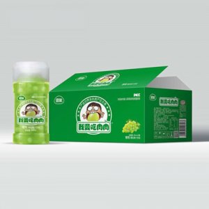 团友我要吃肉肉葡萄果粒果汁400mlX15