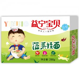 益宁菠菜挂面288g