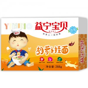 益宁胡萝卜挂面288g