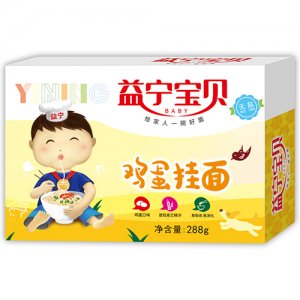 益宁鸡蛋挂面288g