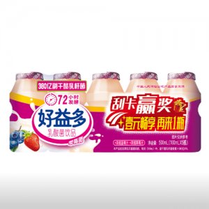 好益多100mL乳酸菌饮品蓝莓草莓