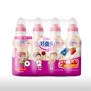 好益多200mL乳酸菌饮品蓝莓草莓硬奶嘴