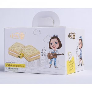 喜盈盈小公举白色巧克力蛋糕柠檬味480g