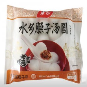 大头菜臊子汤圆