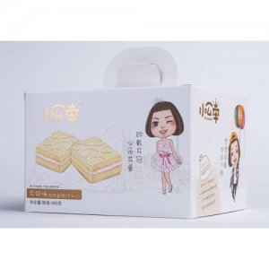 喜盈盈小公举白色巧克力蛋糕牛奶味480g