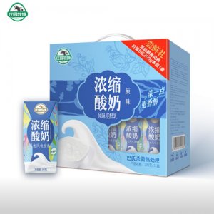 庄园牧场利乐钻浓缩酸牛奶