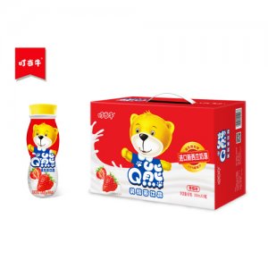 Q熊乳酸菌饮品-草莓味-24瓶装