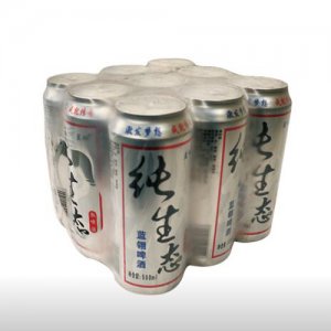 蓝翎纯生态啤酒500ml.9听