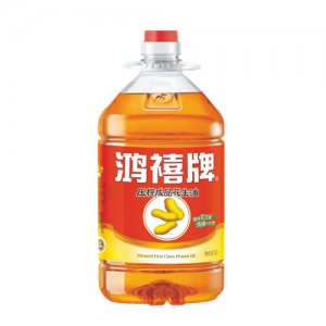 鸿禧牌一级花生油5L
