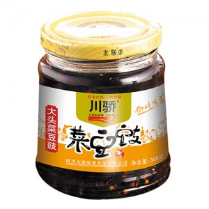 川骄大头菜豆豉