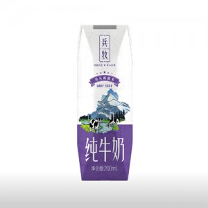 新疆兵牧淳美利乐钻纯牛奶