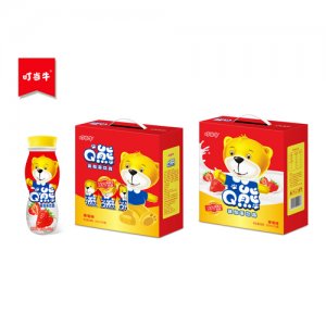 Q熊乳酸菌饮品-草莓味-16瓶装