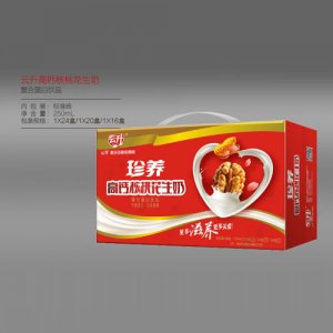 云升高钙核桃花生奶