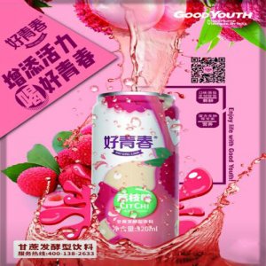 好青春甘蔗醋发酵型饮料荔枝味