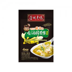 蓉城老妈金汤酸菜鱼（4料包）