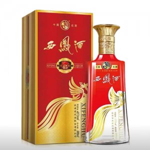 45度西凤酒(珍藏版) (喜庆装)