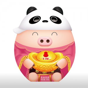 七娃小金猪乳制饮品