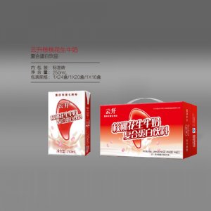 云升核桃花生牛奶