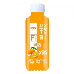 新雨瑞益生菌发酵鲜橙汁410ml