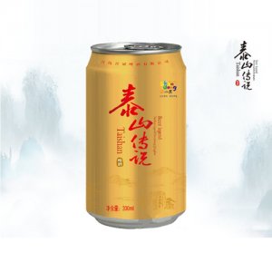 泰山传说金冠啤酒330ml易拉罐夜场专用