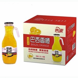 吉派巴西香橙汁1.5Lx6瓶