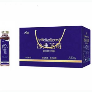 吉派冰典蓝莓汁420mlx6瓶