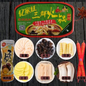 亿家红三鲜自热火锅