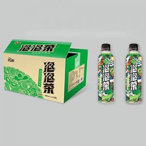 吉派龙井茶气泡水碳酸饮料485mx20瓶