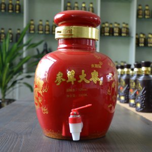 杏旺泉参茸大枣酒坛装散酒
