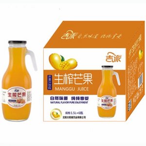 吉派生榨芒果汁1.5Lx6瓶