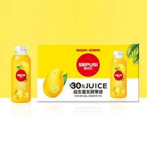 禧百氏百事悦芒果益生菌发酵复合果汁428mlx15瓶