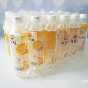 笑连连苏打汽水柠檬味500ml×24