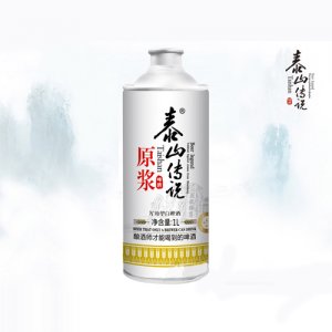 泰山传说原浆浑浊型白啤酒1L桶装
