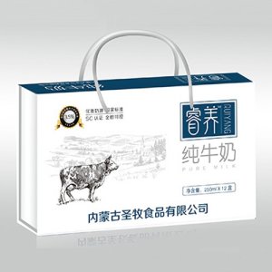 圣牧睿养纯牛奶饮品250ml×12盒
