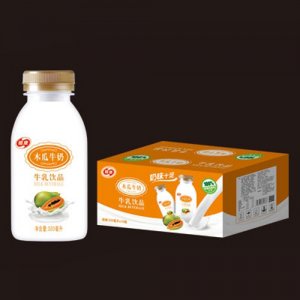 植康木瓜牛奶牛乳饮品320mlX15