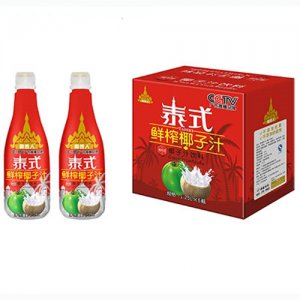 椰贵人泰式鲜榨椰子汁1.25Lx6瓶装