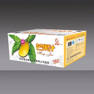 傣恋傣乡果园芒果汁外箱