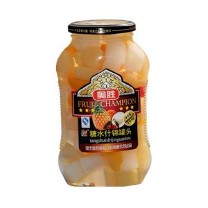 奥胜糖水什锦罐头768g