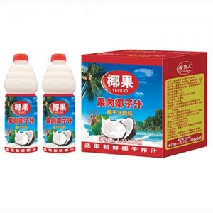 椰贵人椰果果肉椰子汁1.25Lx6