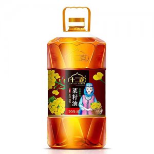 十二喜非转基因小榨浓香纯香菜籽油 5L