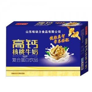 味动力高钙核桃牛奶250mlx20盒