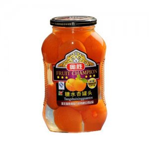 奥胜768g糖水杏罐头